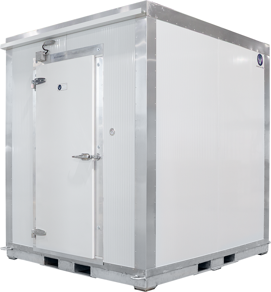 Chambre froide commerciale en acier